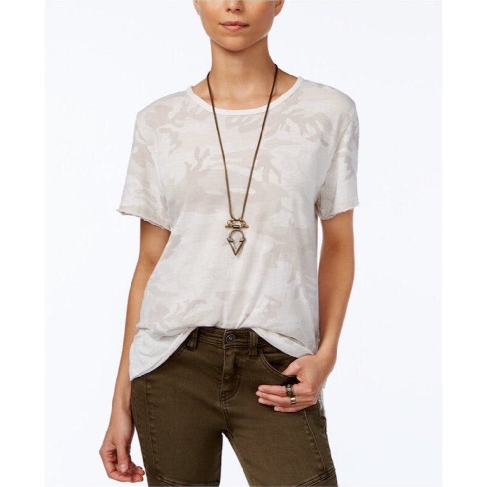Free People White Cami Tee